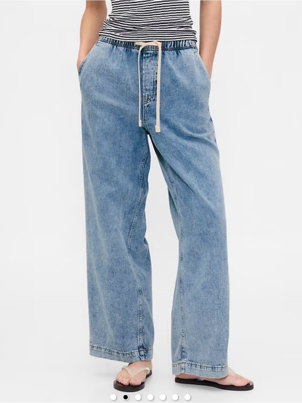 GAP High-Rise Wide-Leg Jeans
